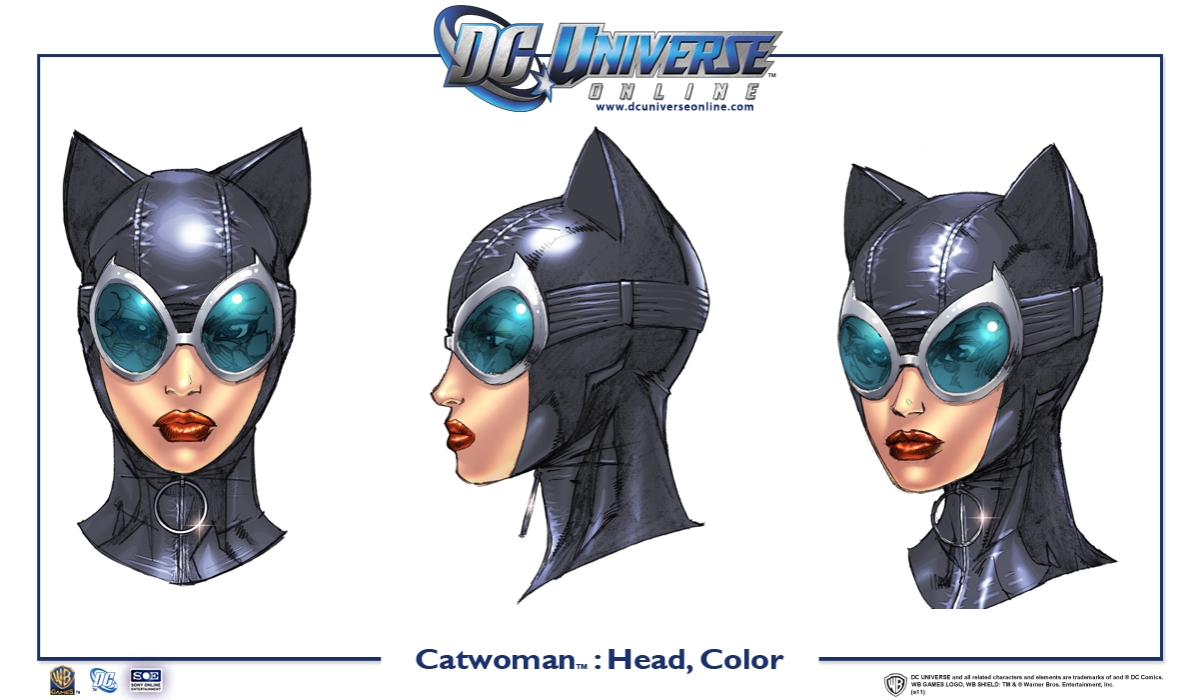 DCUO Catwoman Concept Art